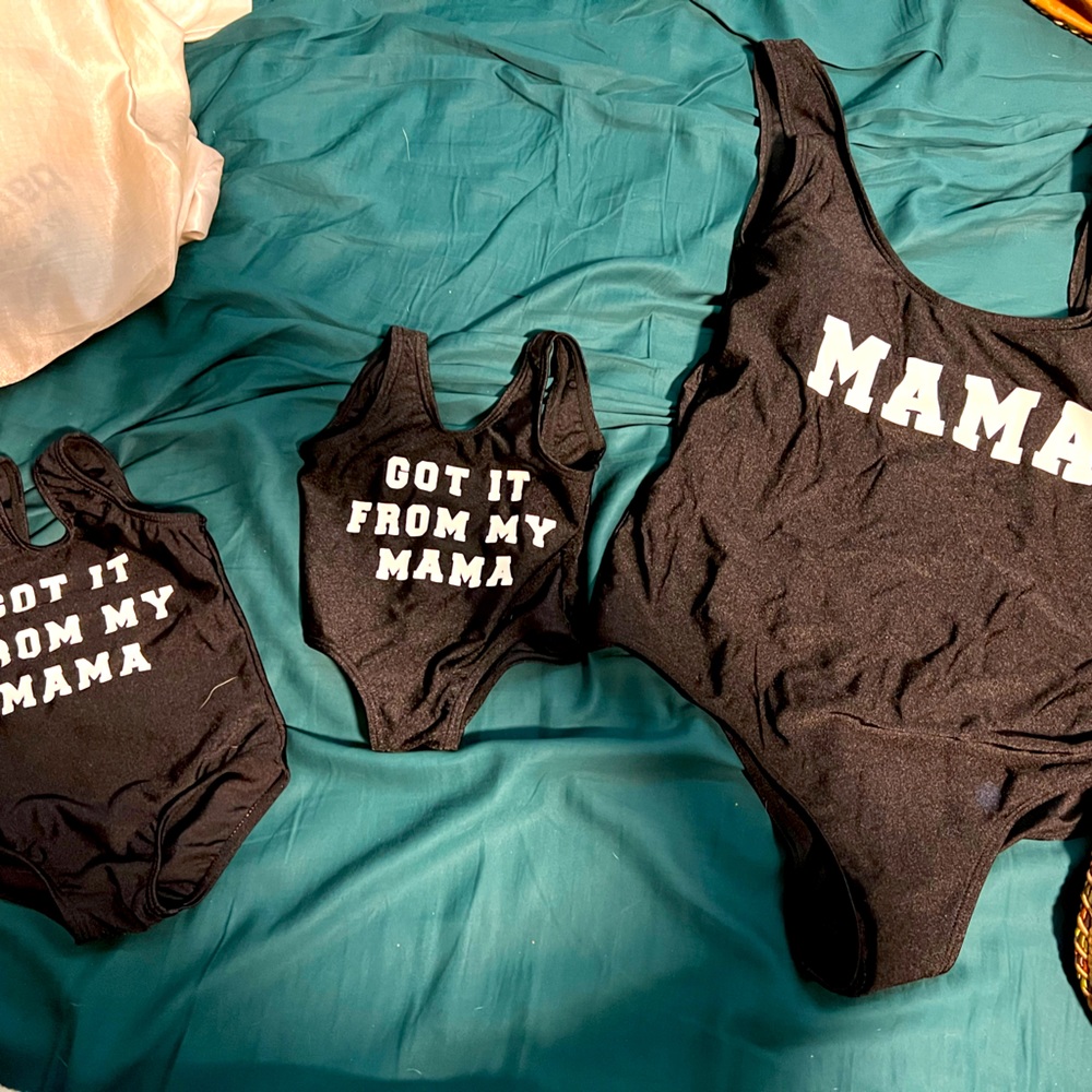 Matching Mama and Me Bathing Suits